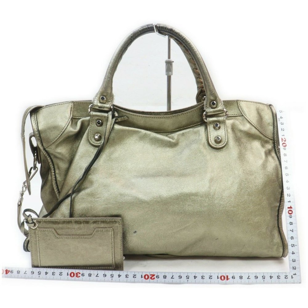 Auth Balenciaga The City Hand Bag #11410B18 - Picture 2 of 10